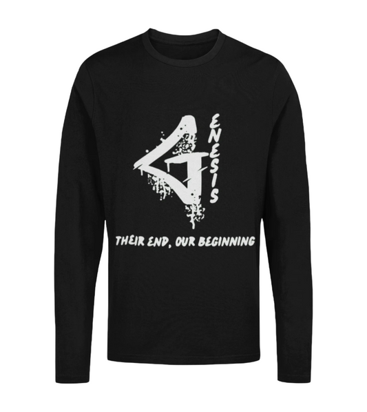 Genesis Long-Sleeve Tee (Black and White)