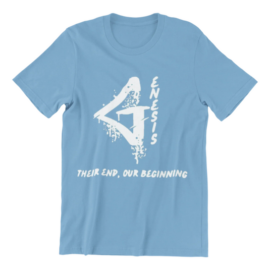 Genesis Short-Sleeve Tee (Carolina Blue and White)