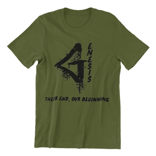 Genesis Short-Sleeve Tee (Military Green and Black)