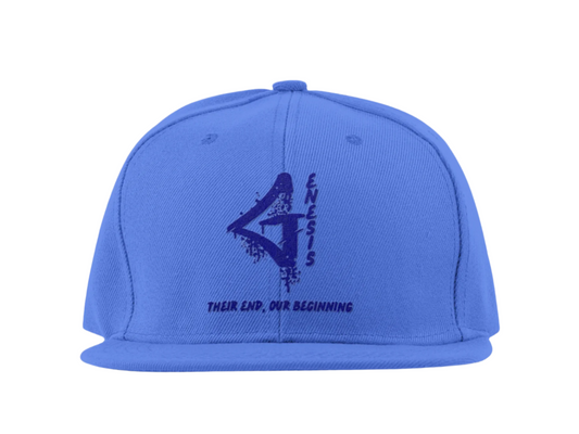 Genesis Snapback 6-Panel Hat (Royal Blue and Navy Blue)